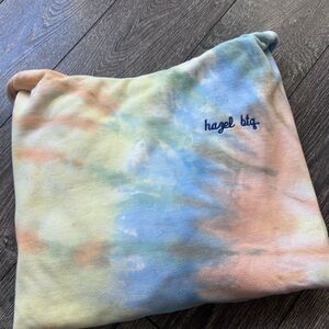 Hazel Blue Tie-Dye Women's Sweatshirt